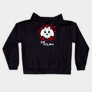 go vegan Kids Hoodie